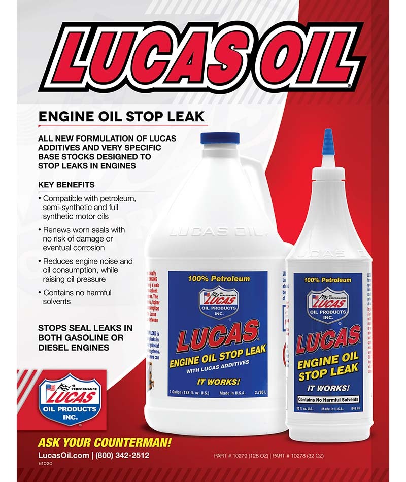 LUCAS Engine Oil Stop Leak Stops Leaks and Smoke 1 Gallon (3.785L