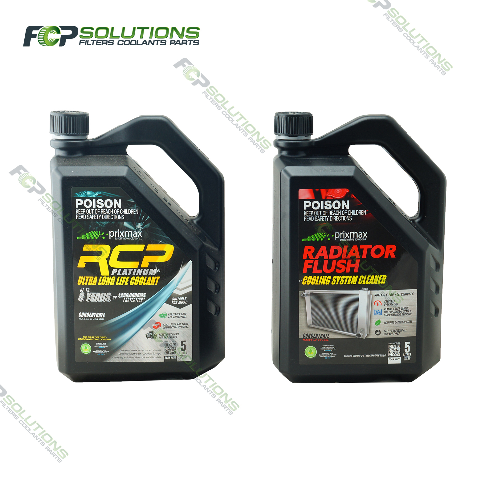Rcp Radiator PRIXMAX RCP Long Life Antifreeze Free Engine Coolant 5Ltr + Radiator ...